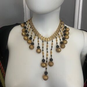 Hattie Carnegie Original 1941 Festoon Statement Necklace Cleopatra Necklace